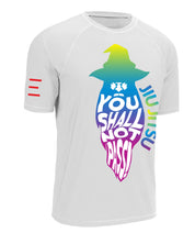 "You Shall Not Pass!" Wizard Jiu-Jitsu Rashguard – Tripping Gradient Edition