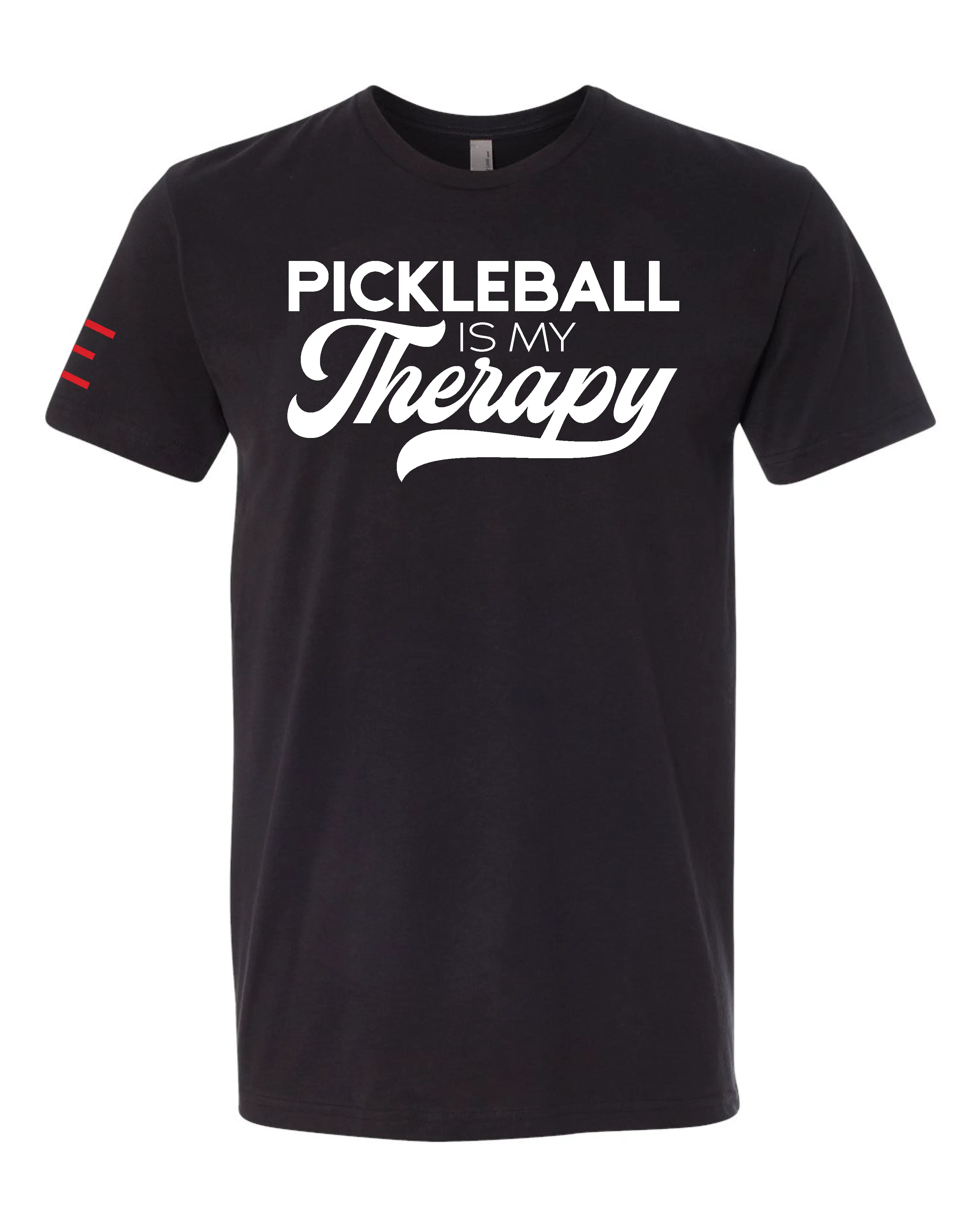Pickleball is My Therapy T-Shirt - Relax and Play in Style
