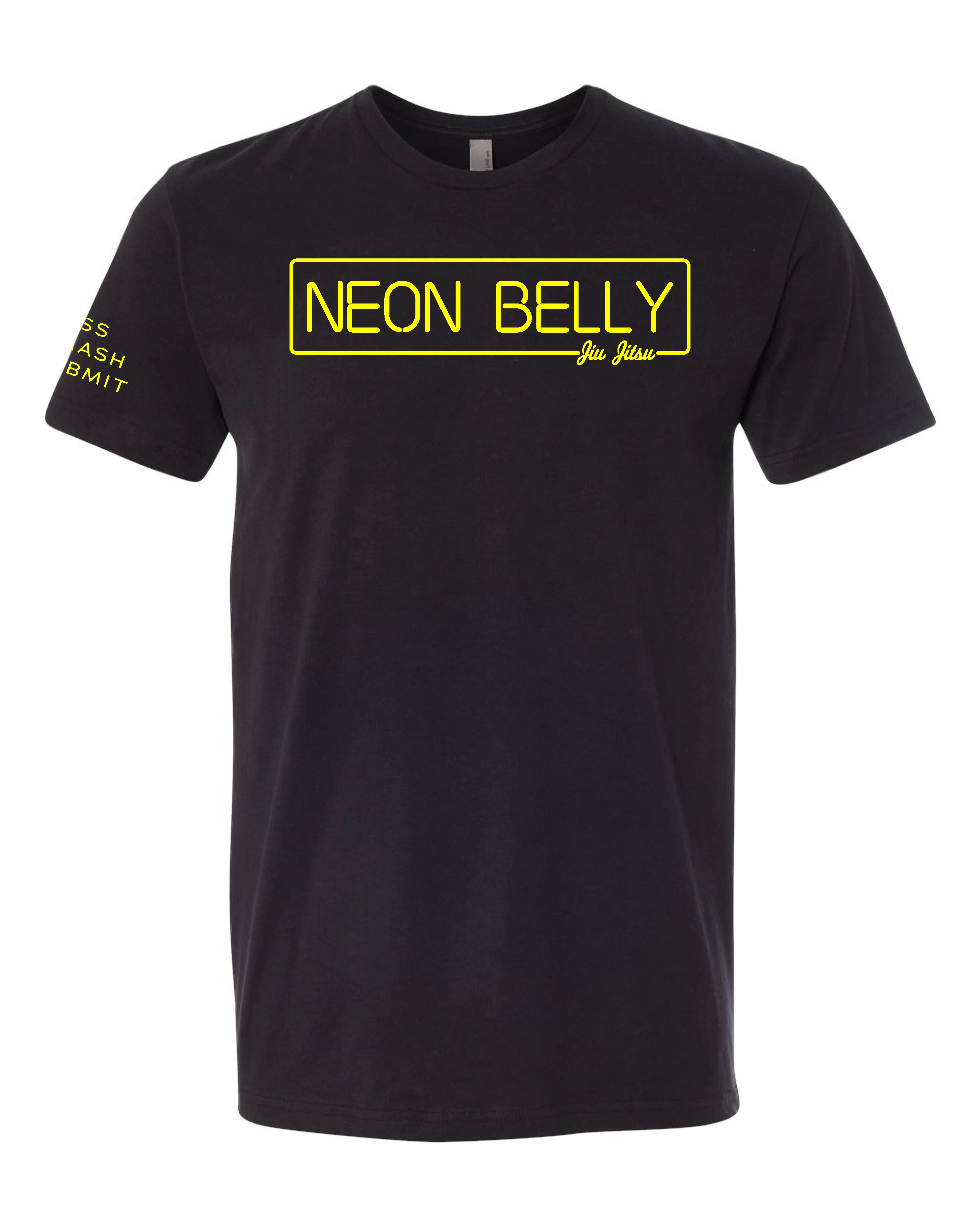 NEON BELLY (Knee on Belly) Jiu-Jitsu Shirt - BJJ Funny Meme Premium T-Shirt