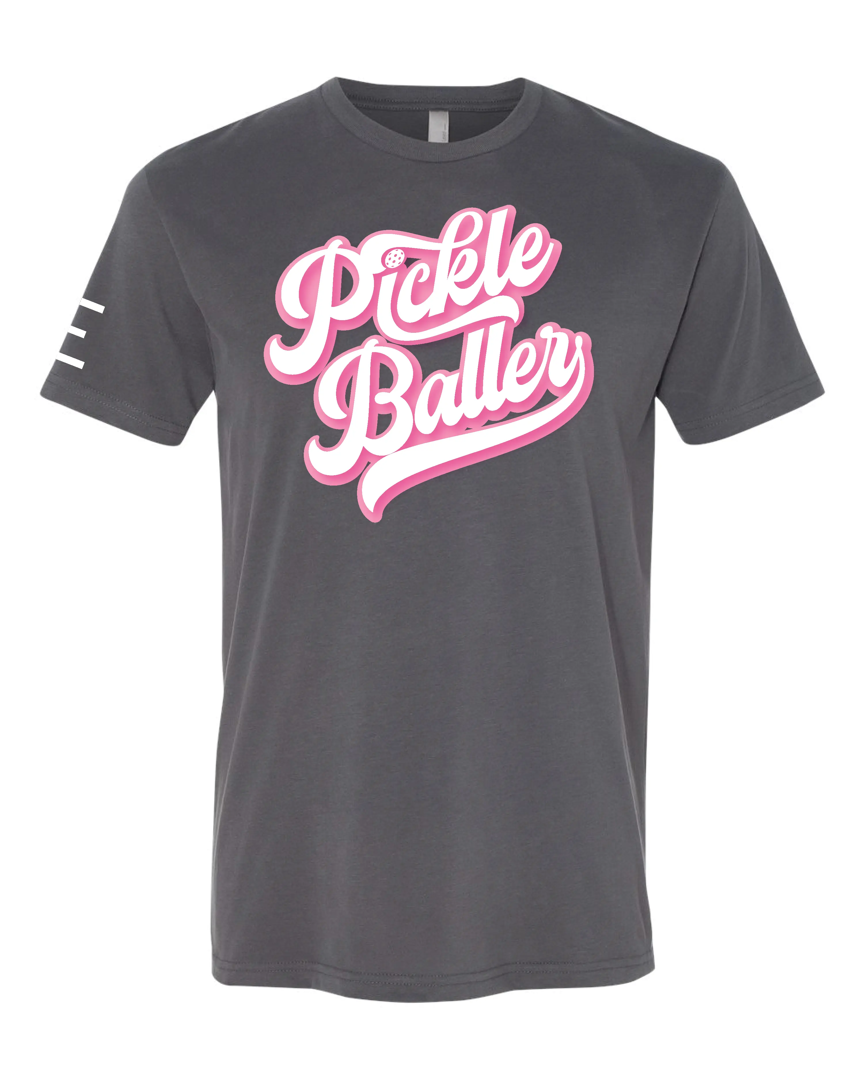 Pickle Baller (Pink) - Funny PickleBall t-shirt Vintage style