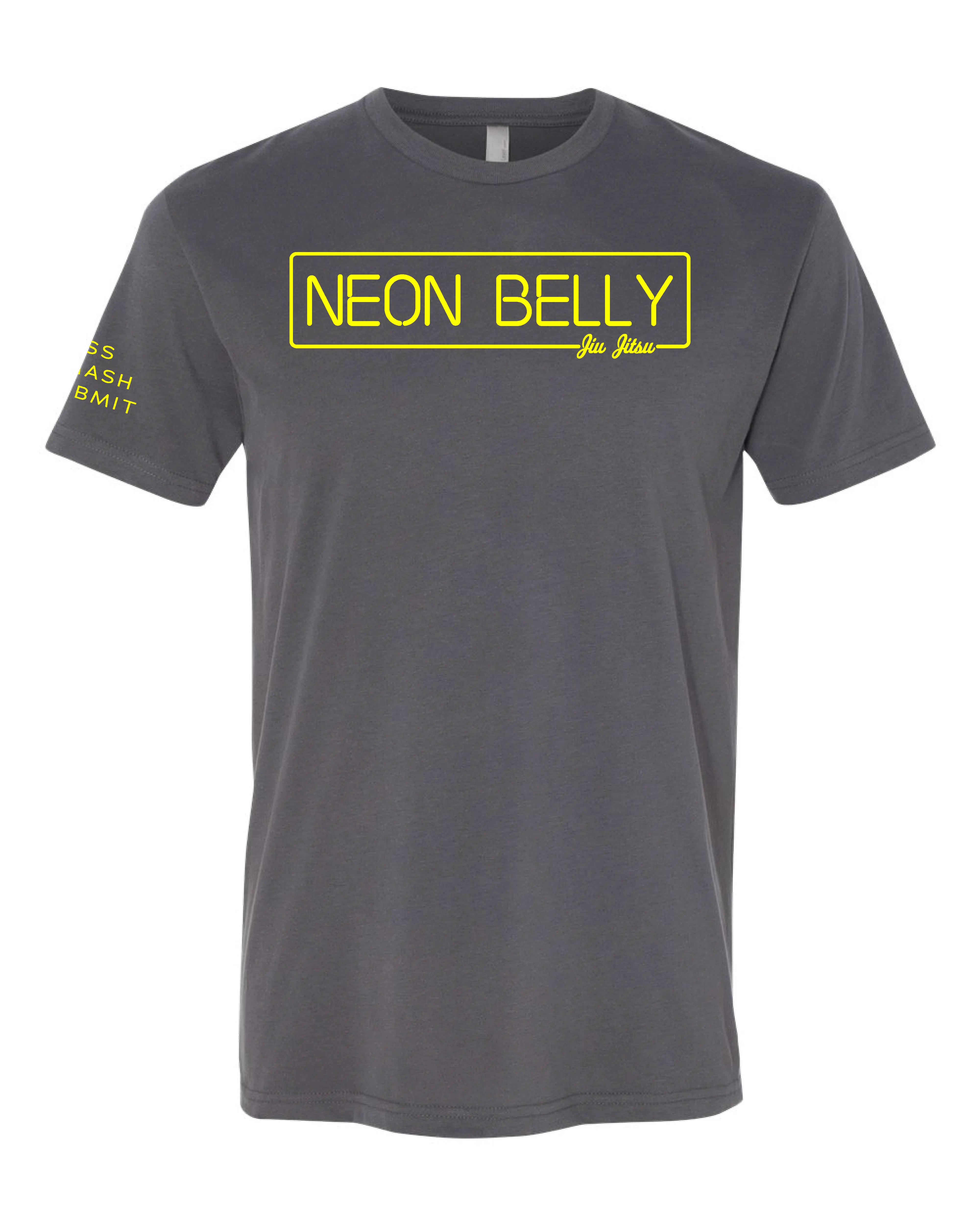 NEON BELLY (Knee on Belly) Jiu-Jitsu Shirt - BJJ Funny Meme Premium T-Shirt
