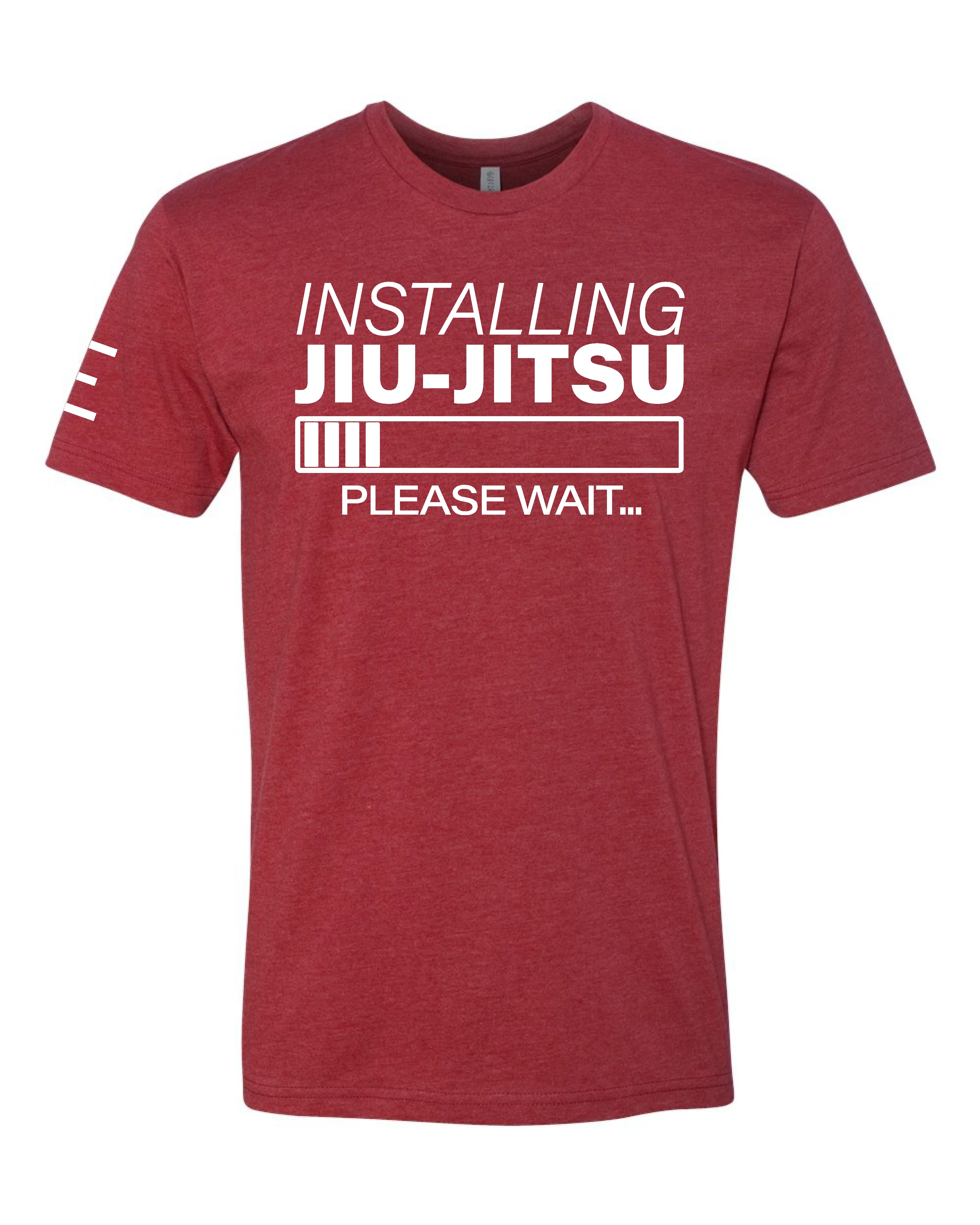 Installing Jiu-Jitsu Status Bar Please Wait - BJJ Funny Meme Premium T-Shirt