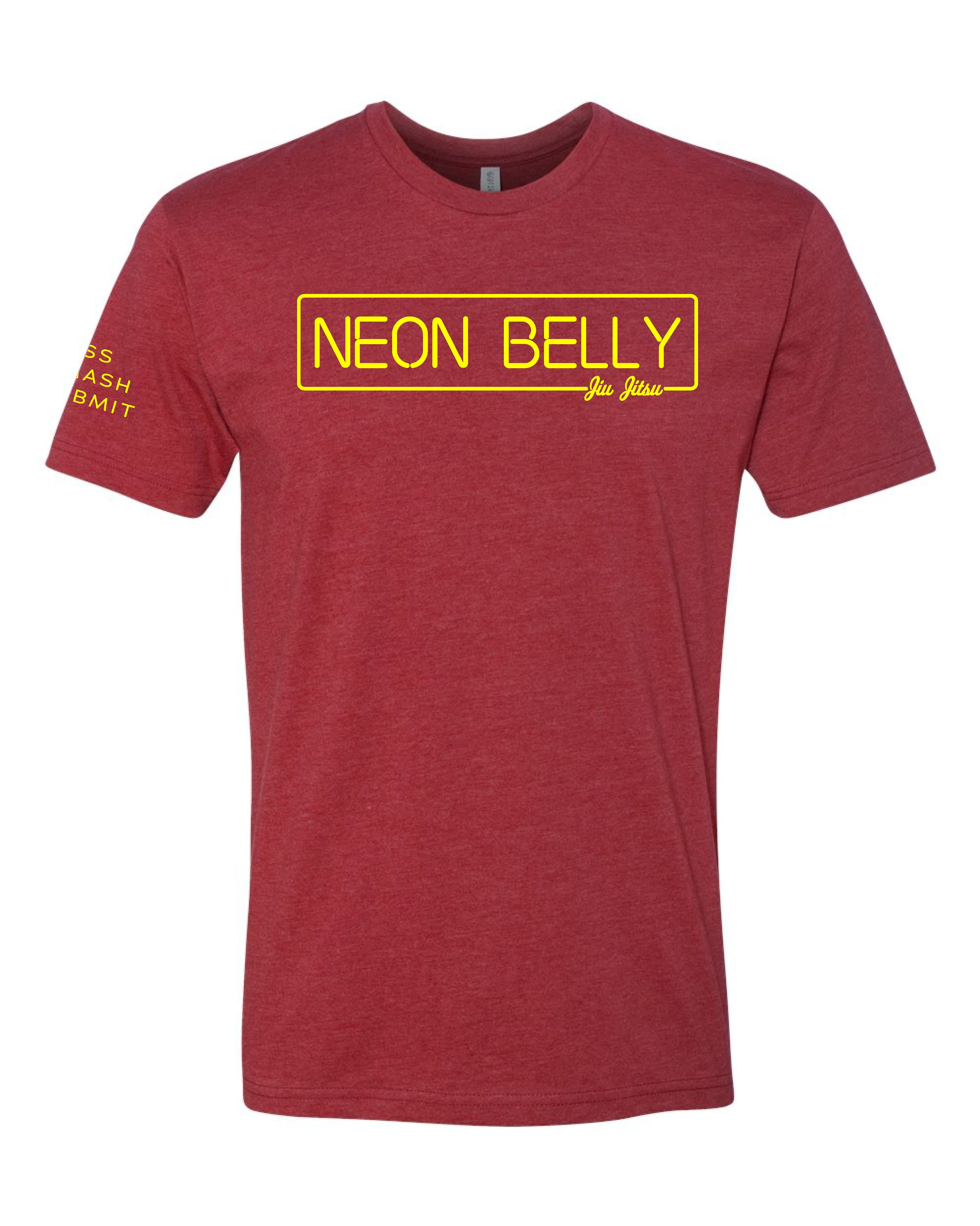 NEON BELLY (Knee on Belly) Jiu-Jitsu Shirt - BJJ Funny Meme Premium T-Shirt
