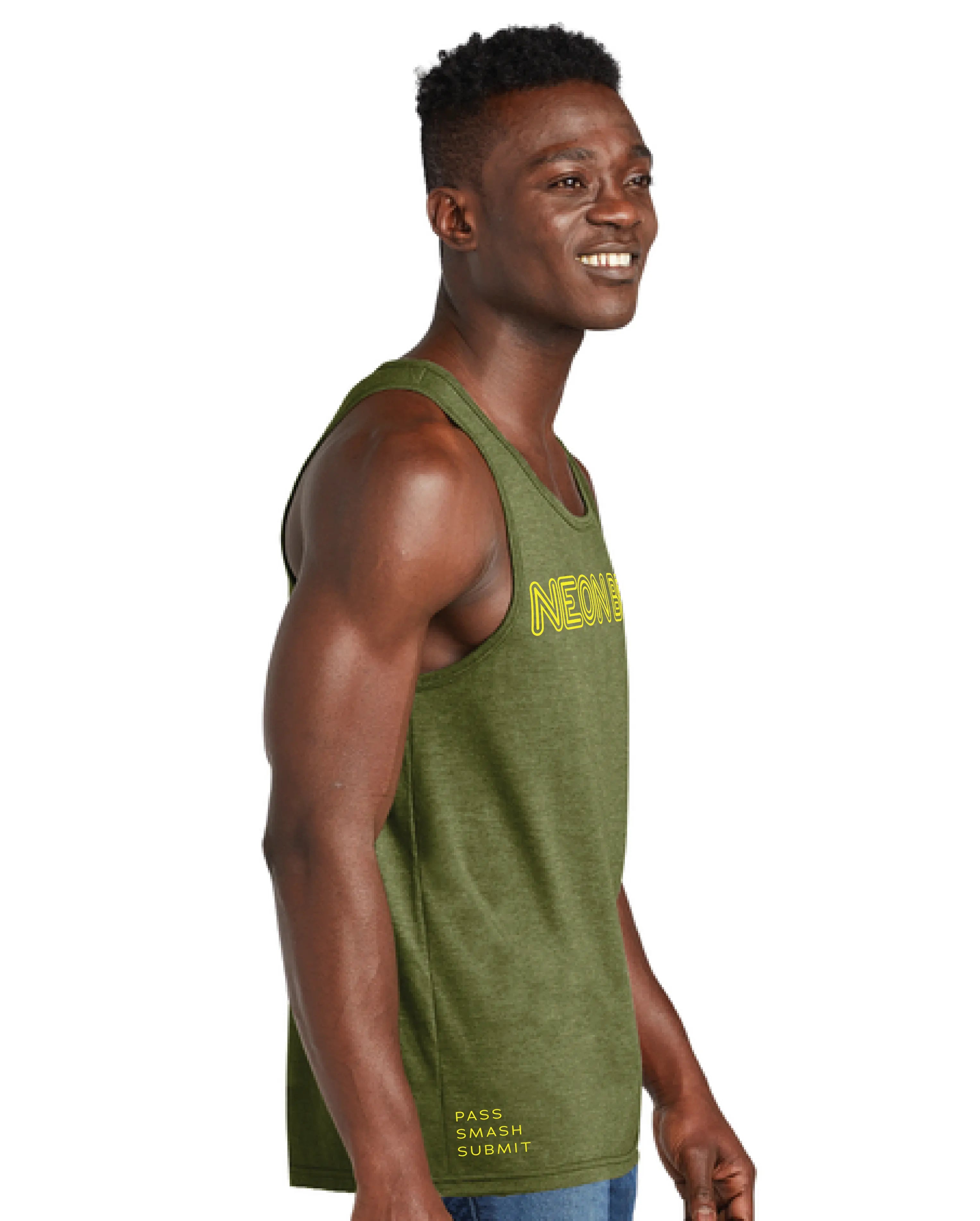 Neon Belly V3 Jiu-Jitsu Tank Top – Funny BJJ Pressure Game Shirt