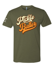 Pickle Baller (Cream & Orange) - Funny PickleBall t-shirt Vintage style