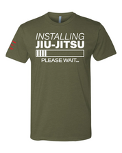 Installing Jiu-Jitsu Status Bar Please Wait - BJJ Funny Meme Premium T-Shirt