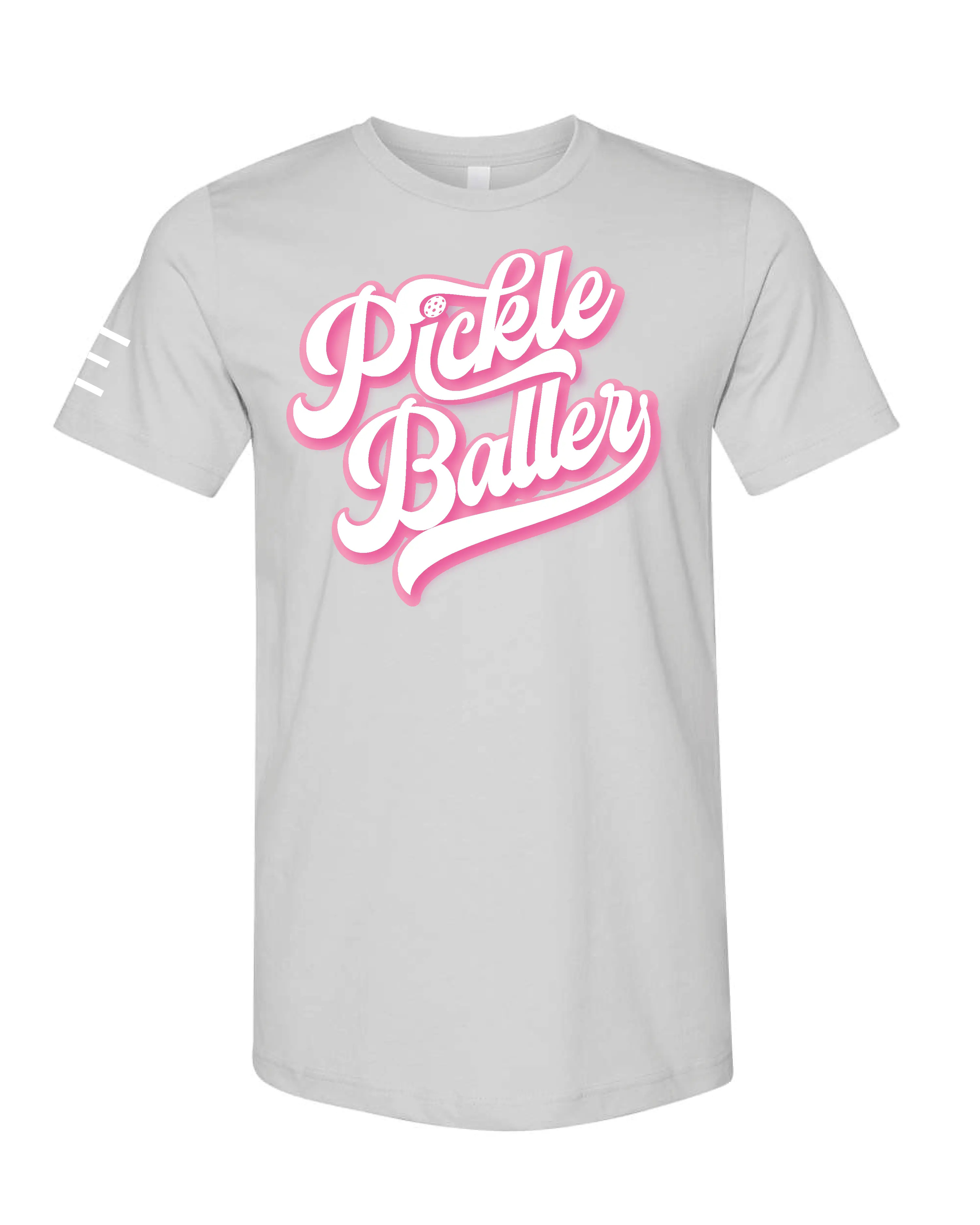 Pickle Baller (Pink) - Funny PickleBall t-shirt Vintage style