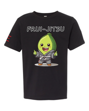 Youth - Frui-Jitsu Avocado Champ Youth Tee - Cute Avocado Wearing a Gi Cartoon Shirt