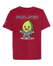 Youth - Frui-Jitsu Avocado Champ Youth Tee - Cute Avocado Wearing a Gi Cartoon Shirt