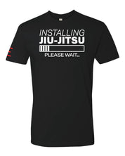 Installing Jiu-Jitsu Status Bar Please Wait - BJJ Funny Meme Premium T-Shirt