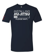 Installing Jiu-Jitsu Status Bar Please Wait - BJJ Funny Meme Premium T-Shirt