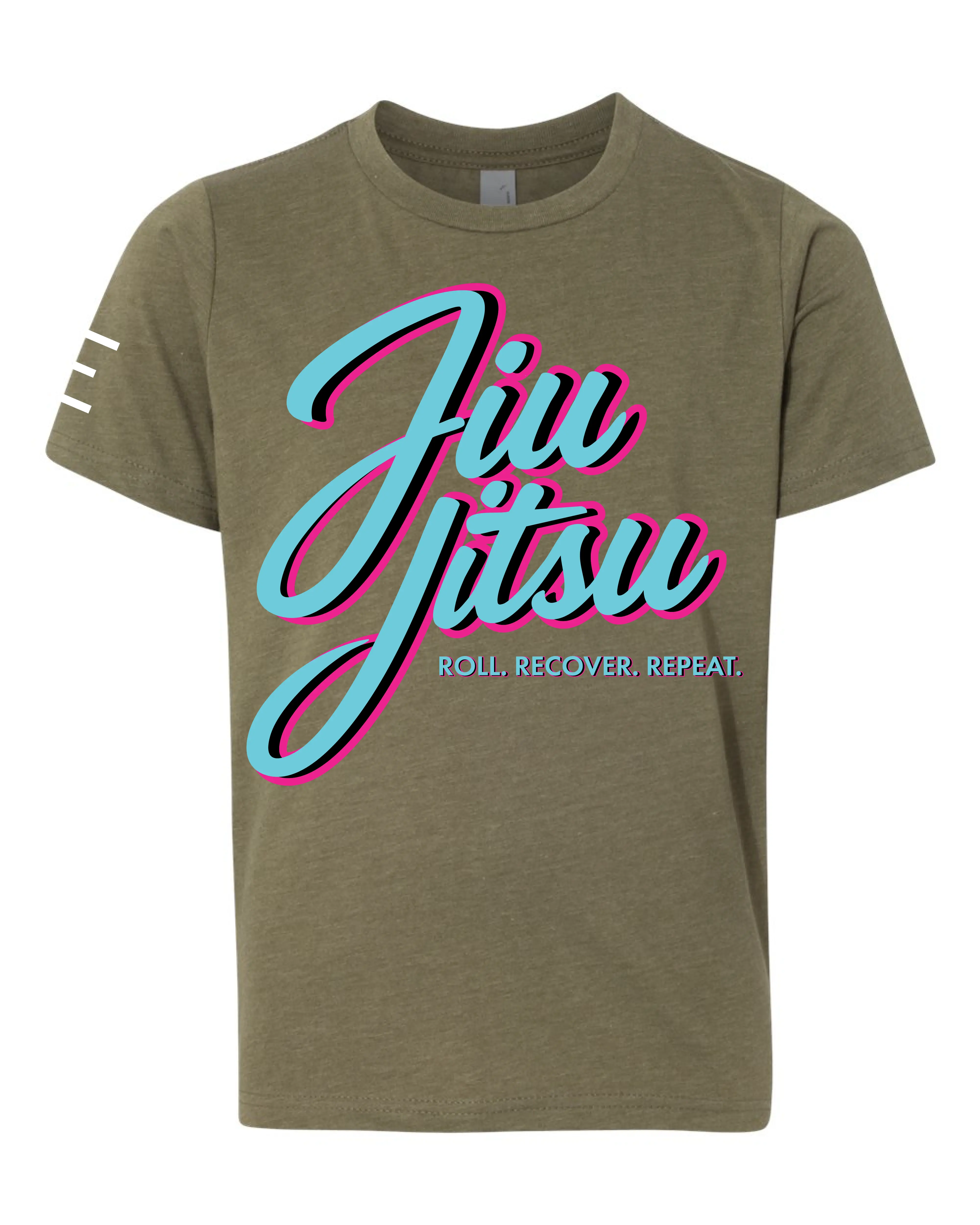 Youth - Roll Recover Repeat Youth Jiu-Jitsu T-Shirt 