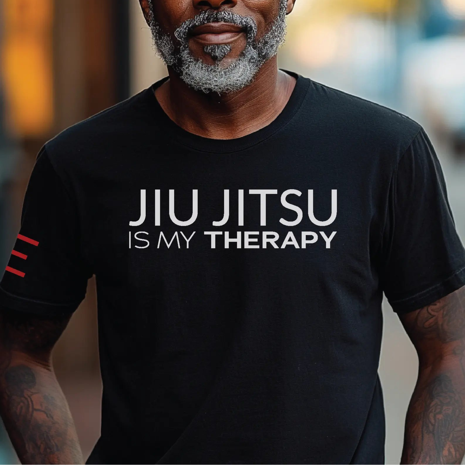 Jiu-Jitsu is my Therapy Shirt - Premium BJJ Apparel for Jiu-Jitsu Enthusiasts 