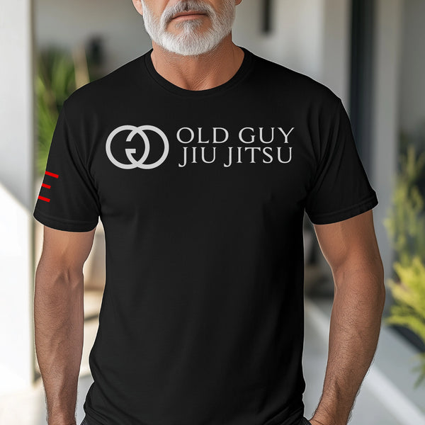 "Old Guy Jiu Jitsu" Premium T-Shirt (Second Edition) - 3Three Apparel LLC.