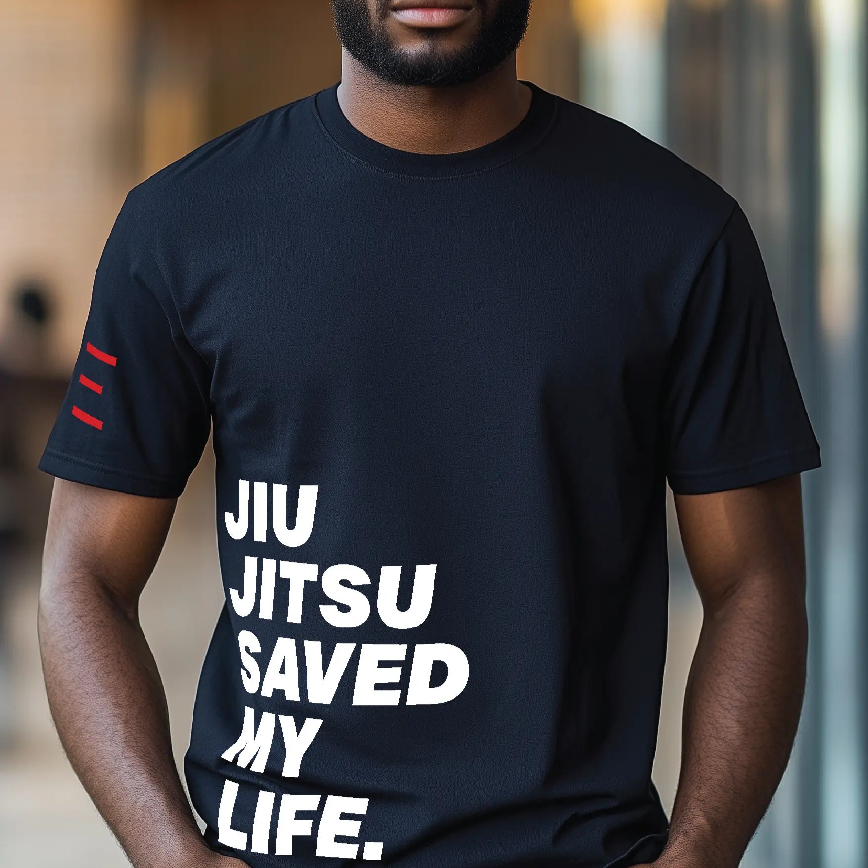 "Jiu Jitsu Saved My Life" V2 Shirt  - BJJ Premium T-Shirt 