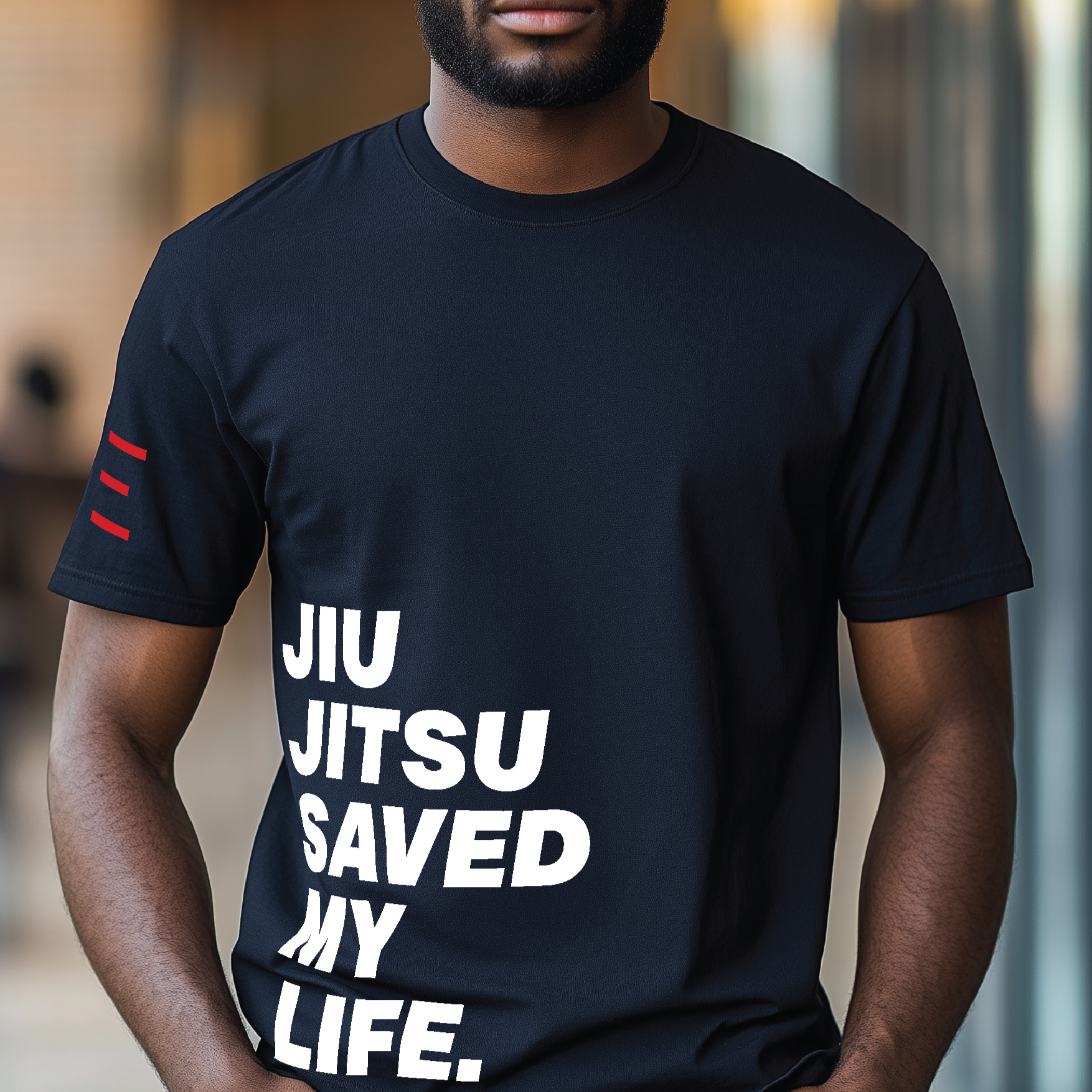 "Jiu Jitsu Saved My Life" V2 Shirt  - BJJ Premium T-Shirt 