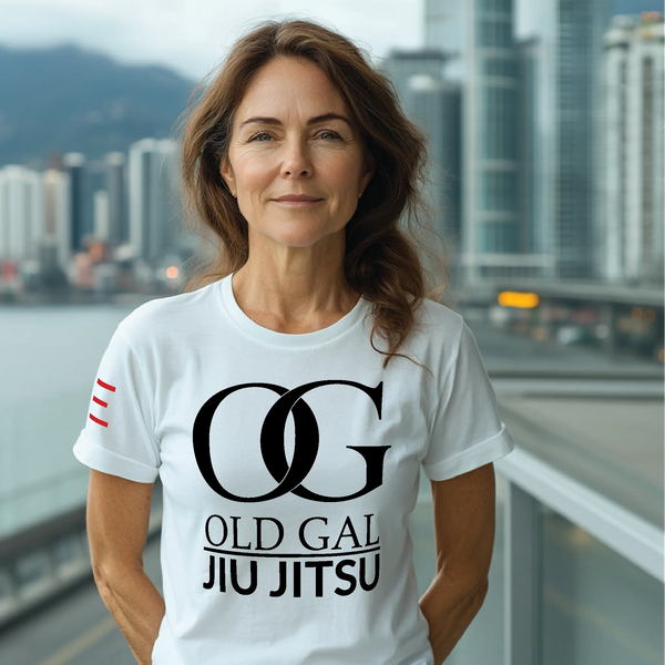 Old Gal Jiu-Jitsu - The OG in BJJ Adult Premium T-Shirt 