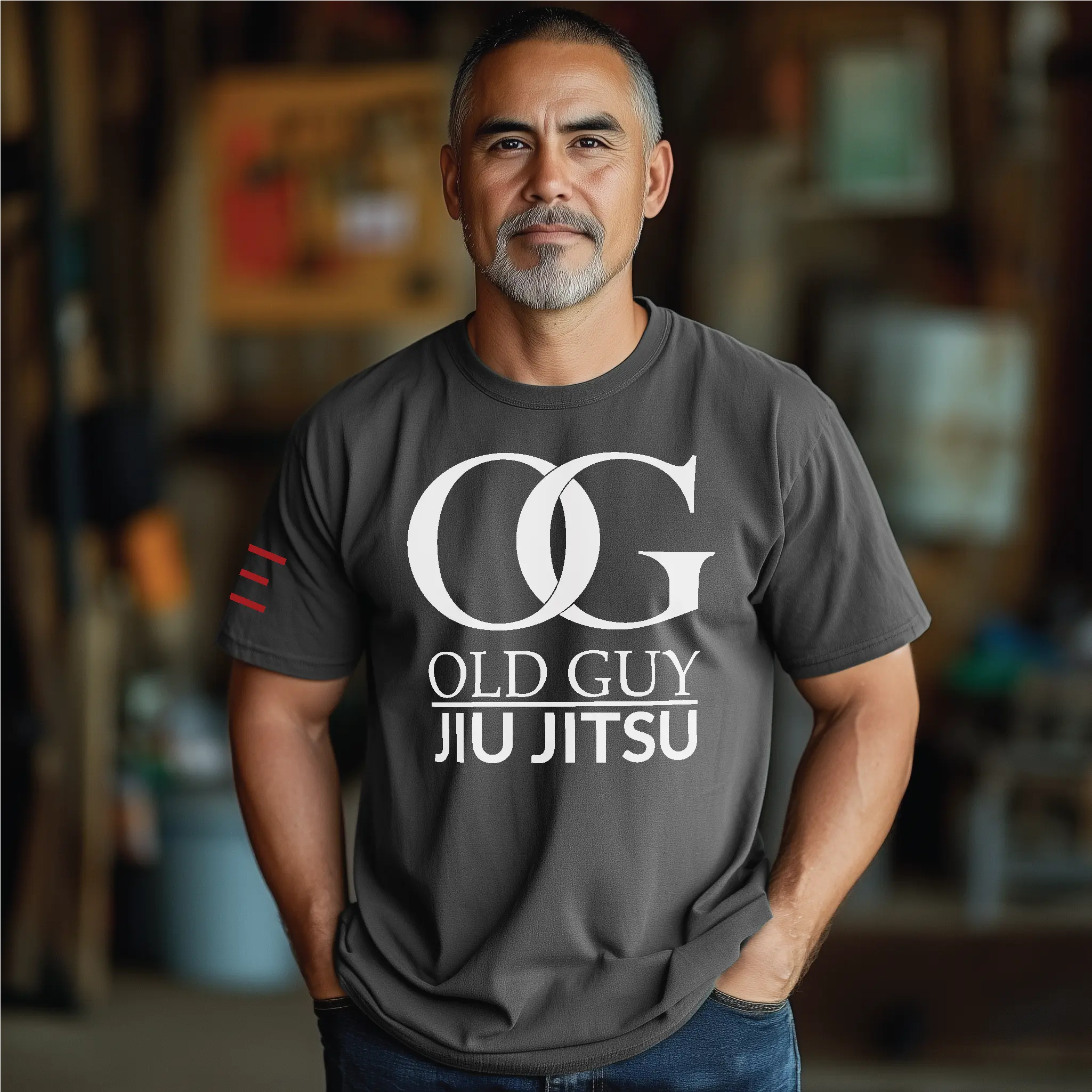OG - Old Guy Jiu-Jitsu - BJJ Funny Meme Premium T-Shirt 