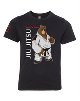 Youth - Bo the Tenacious Grizzly - BJJ Premium T-shirt