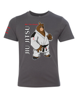 Youth - Bo the Tenacious Grizzly - BJJ Premium T-shirt