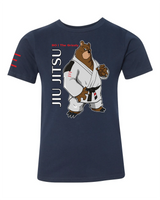 Youth - Bo the Tenacious Grizzly - BJJ Premium T-shirt