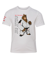Youth - Bo the Tenacious Grizzly - BJJ Premium T-shirt