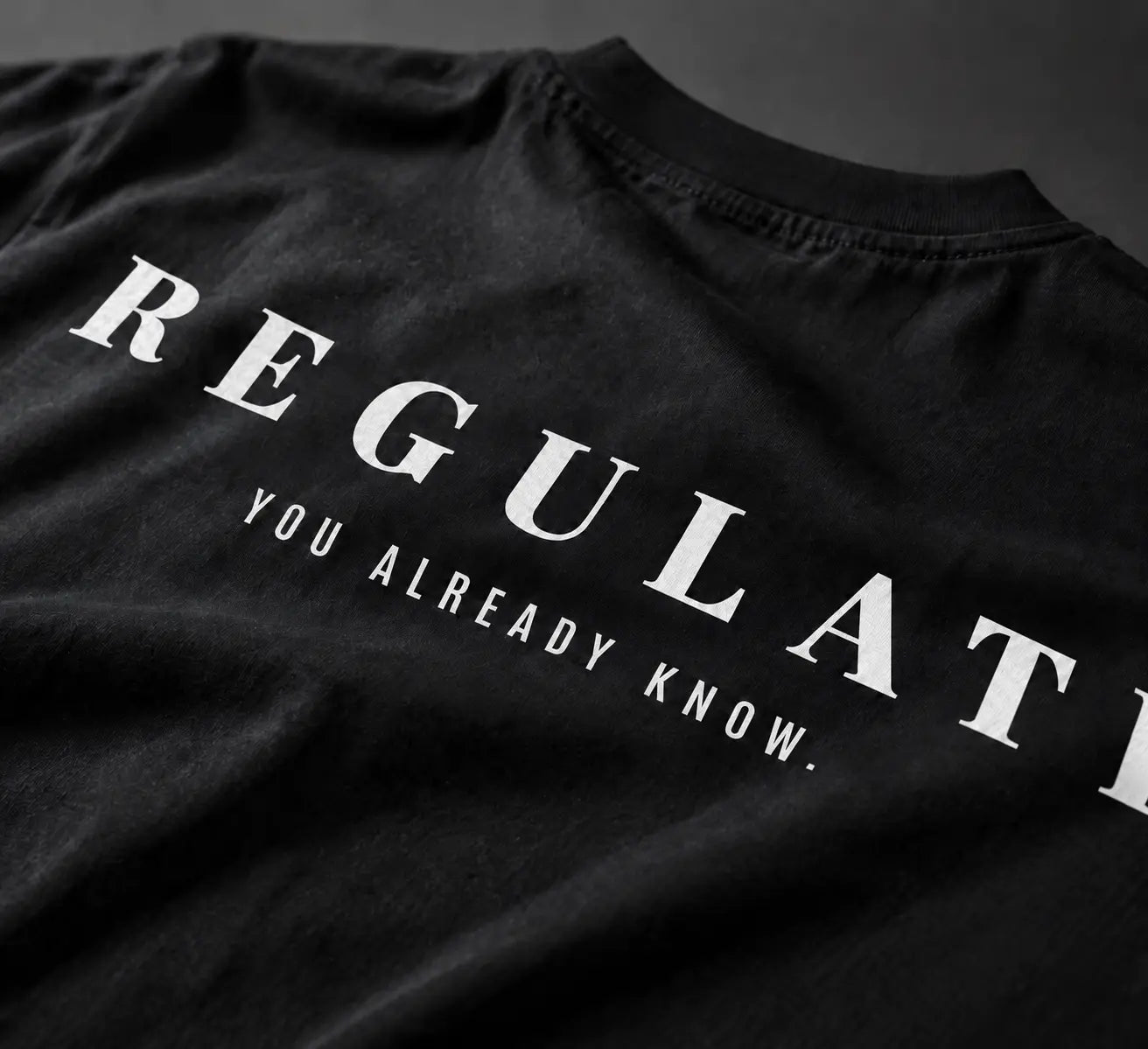 REGULATE — Drop 01 Heavyweight Tee