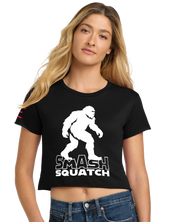 Smash Squatch Jiu-Jitsu Crop Top – Funny Bigfoot BJJ Shirt