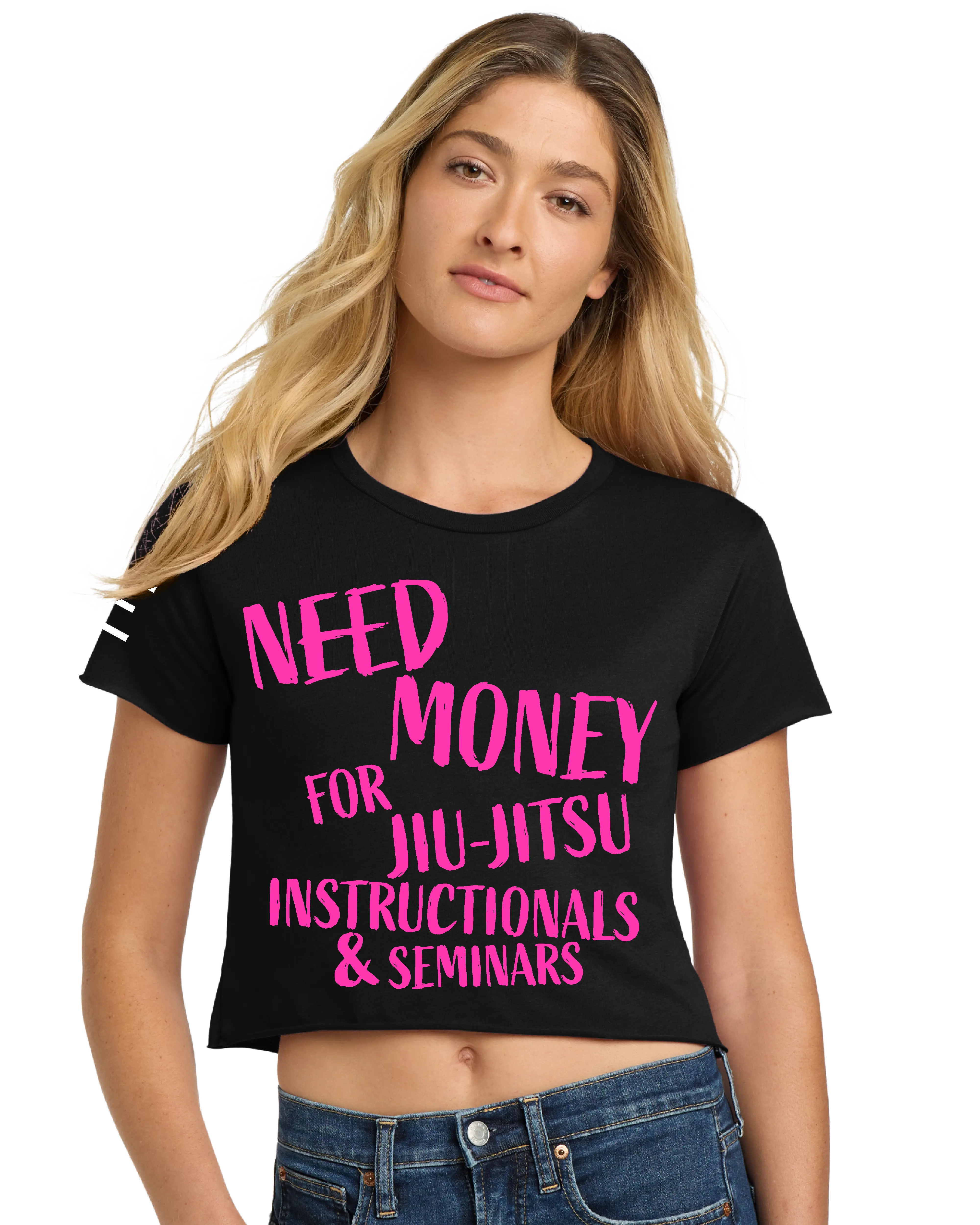 Need Money for Jiu-Jitsu Instructionals & Seminars Crop Top 