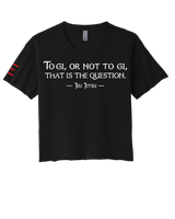 "To Gi or Not to Gi" Jiu-Jitsu Crop Top