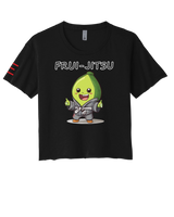 Meet the Frui-Jitsu Avocado Women's Crop Top - Fun Meets Fierce! 🥑