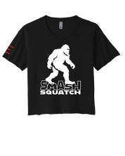 Smash Squatch Jiu-Jitsu Crop Top – Funny Bigfoot BJJ Shirt
