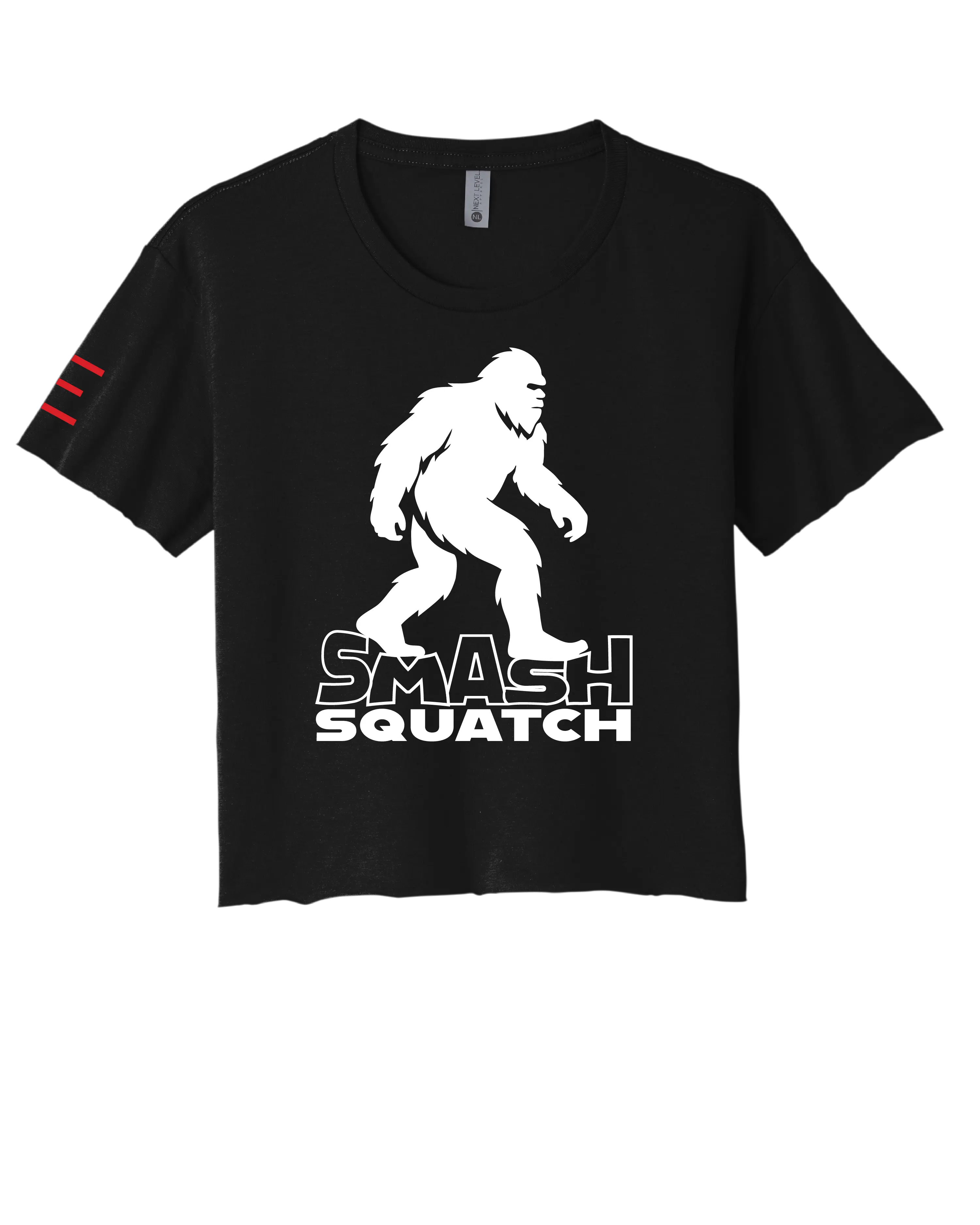 Smash Squatch Jiu-Jitsu Crop Top – Funny Bigfoot BJJ Shirt 