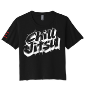 "Chill Jitsu" Jiu-Jitsu Women's Crop Top - 3Three Apparel LLC.