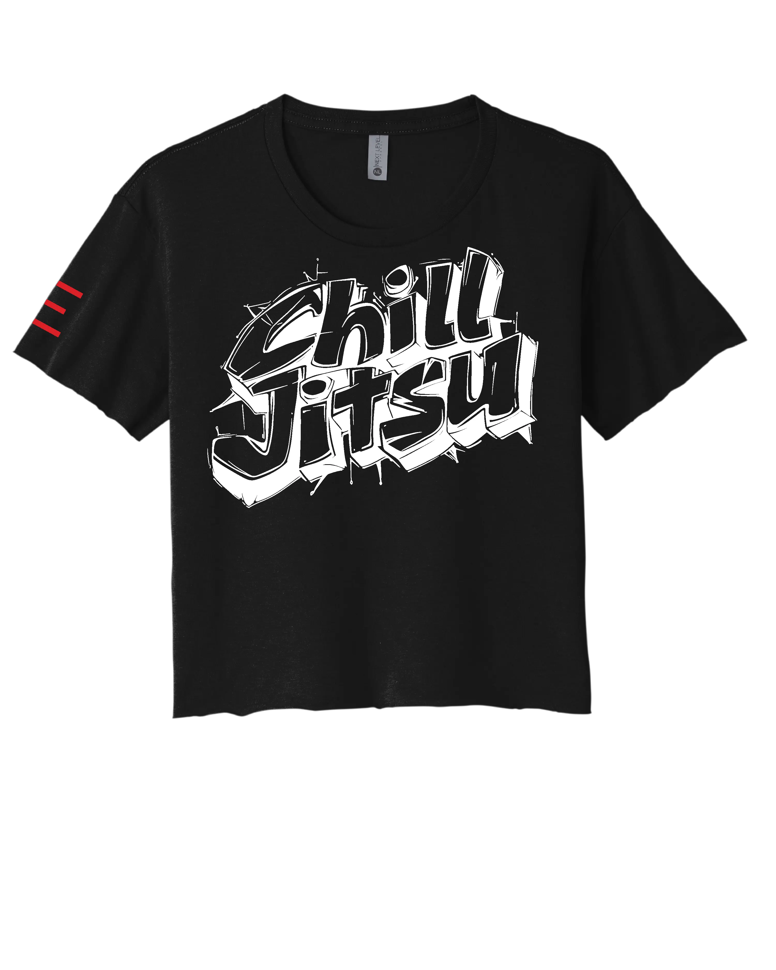 "Chill Jitsu" Jiu-Jitsu Women's Crop Top - 3Three Apparel LLC.