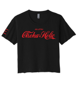 "Choka-Holic" Jiu-Jitsu Crop Top – Funny Women's BJJ Shirt