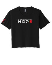 Hope - On the Mat, In Life - Jiu-Jitsu Women's Crop Top - 3Three Apparel LLC.