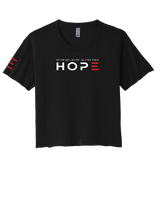 Hope - On the Mat, In Life - Jiu-Jitsu Women's Crop Top