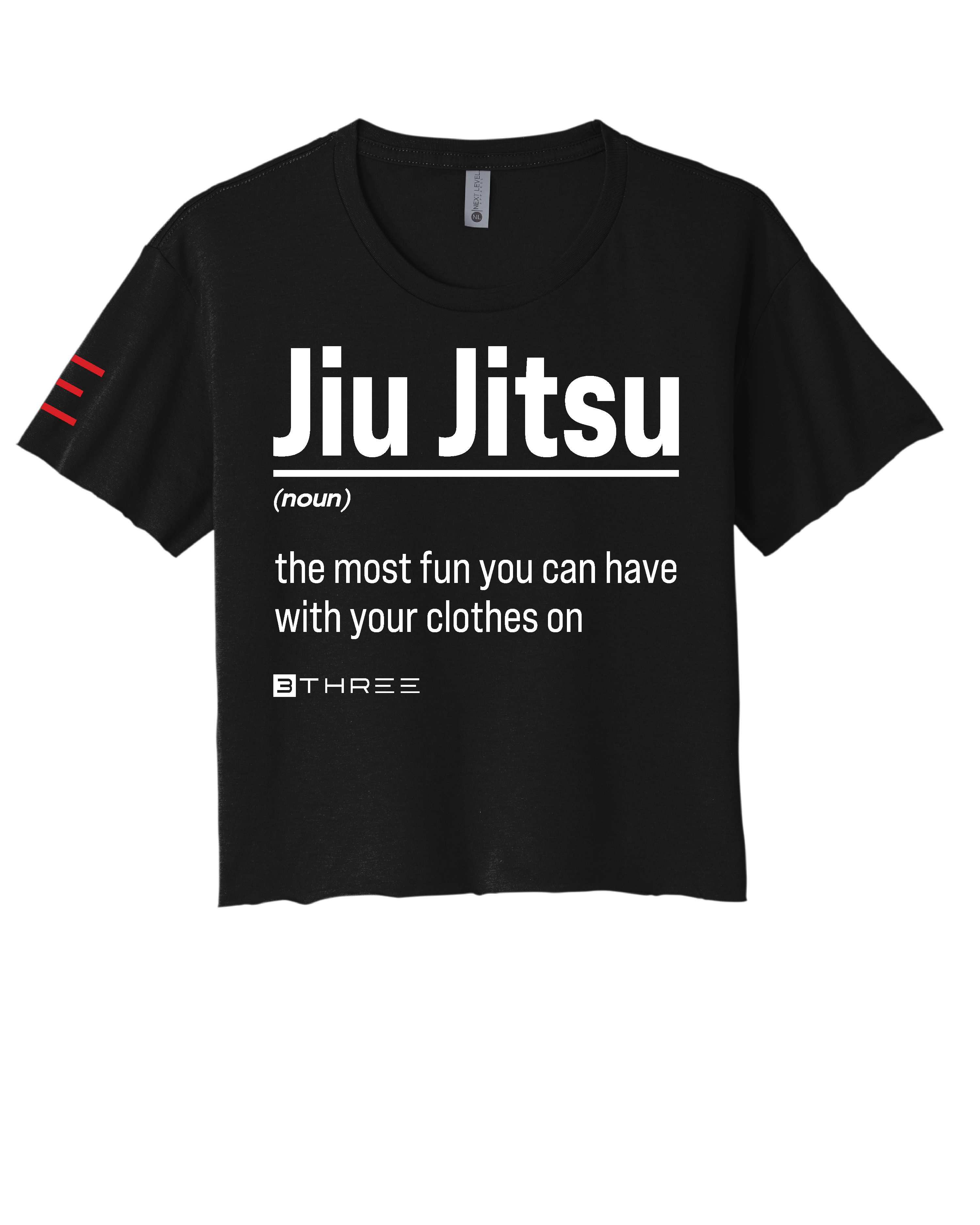 Jiu Jitsu: The Most Fun You Can Have With Your Clothes On - Women's Crop Top - 3Three Apparel LLC.