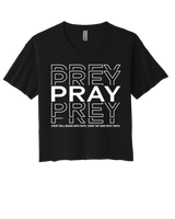 Pray vs Prey Jiu-Jitsu Crop Top – Faith and Fight BJJ Shirt for Women