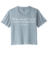 "To Gi or Not to Gi" Jiu-Jitsu Crop Top