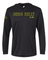 NEON BELLY - Humorous BJJ Long Sleeve Hooded Shirt, Moisture Wicking & UPF 50+ Protection 