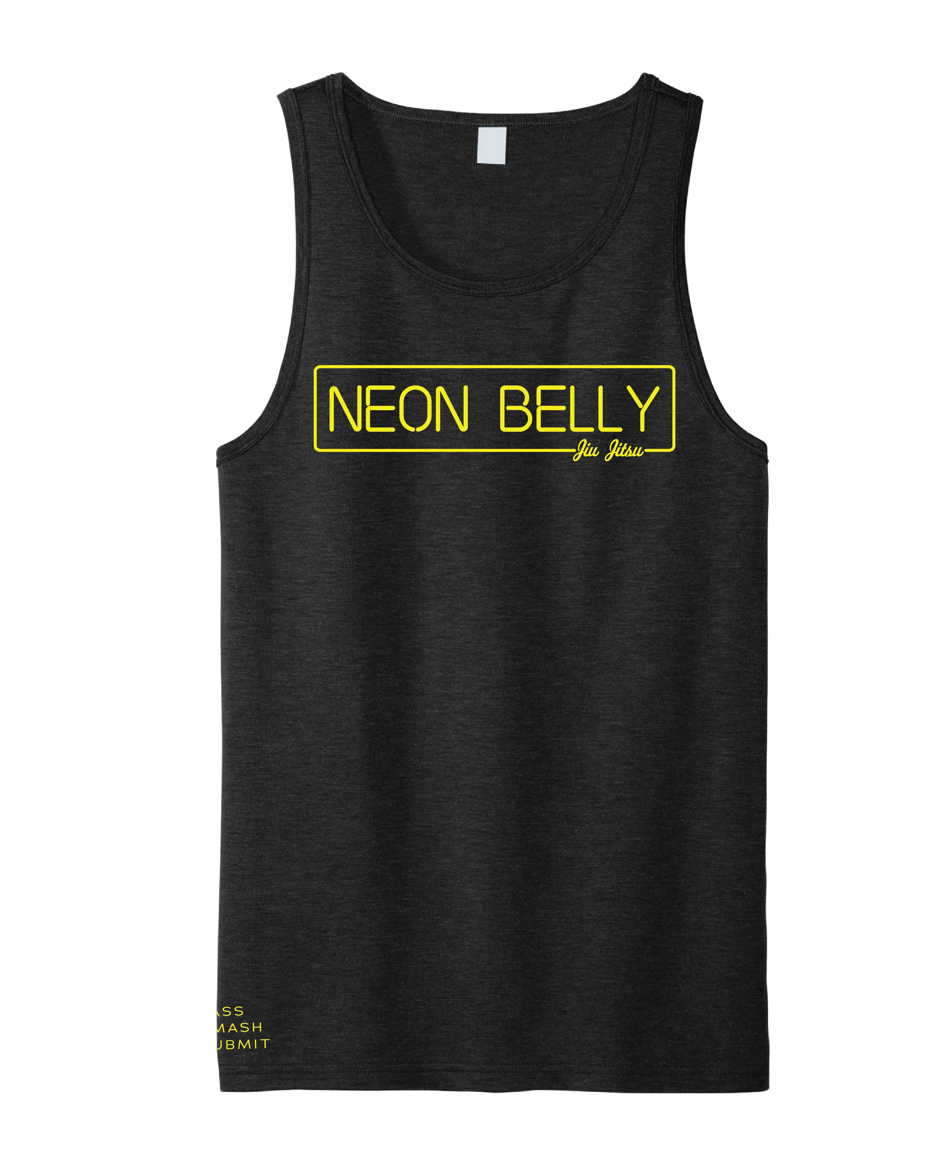 Neon Belly Jiu-Jitsu Tank Top – Retro Funny BJJ Pressure Shirt 