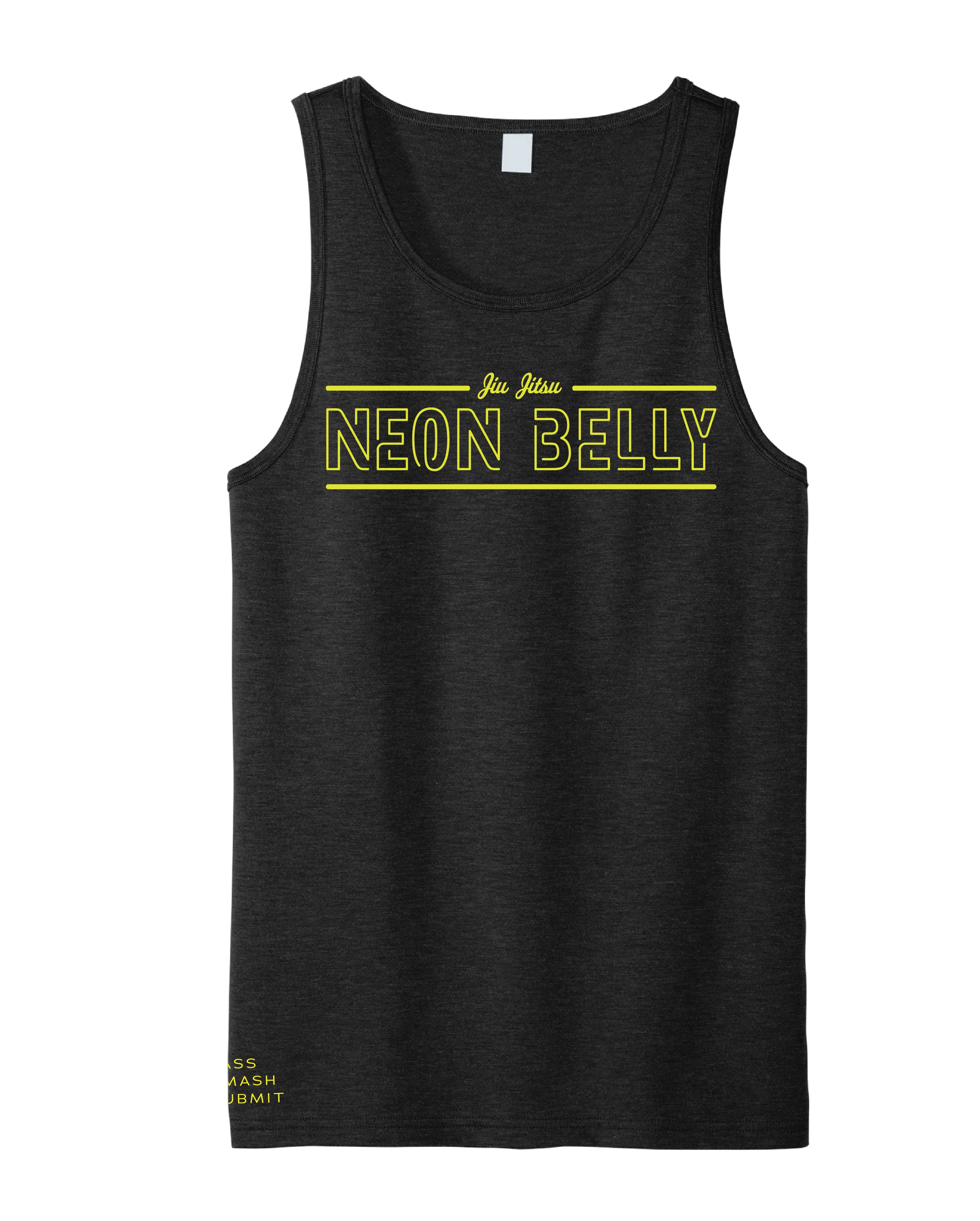 Neon Belly Jiu-Jitsu Tank Top V2 – Vintage Fightwear BJJ Pressure Shirt - 3Three Apparel LLC.