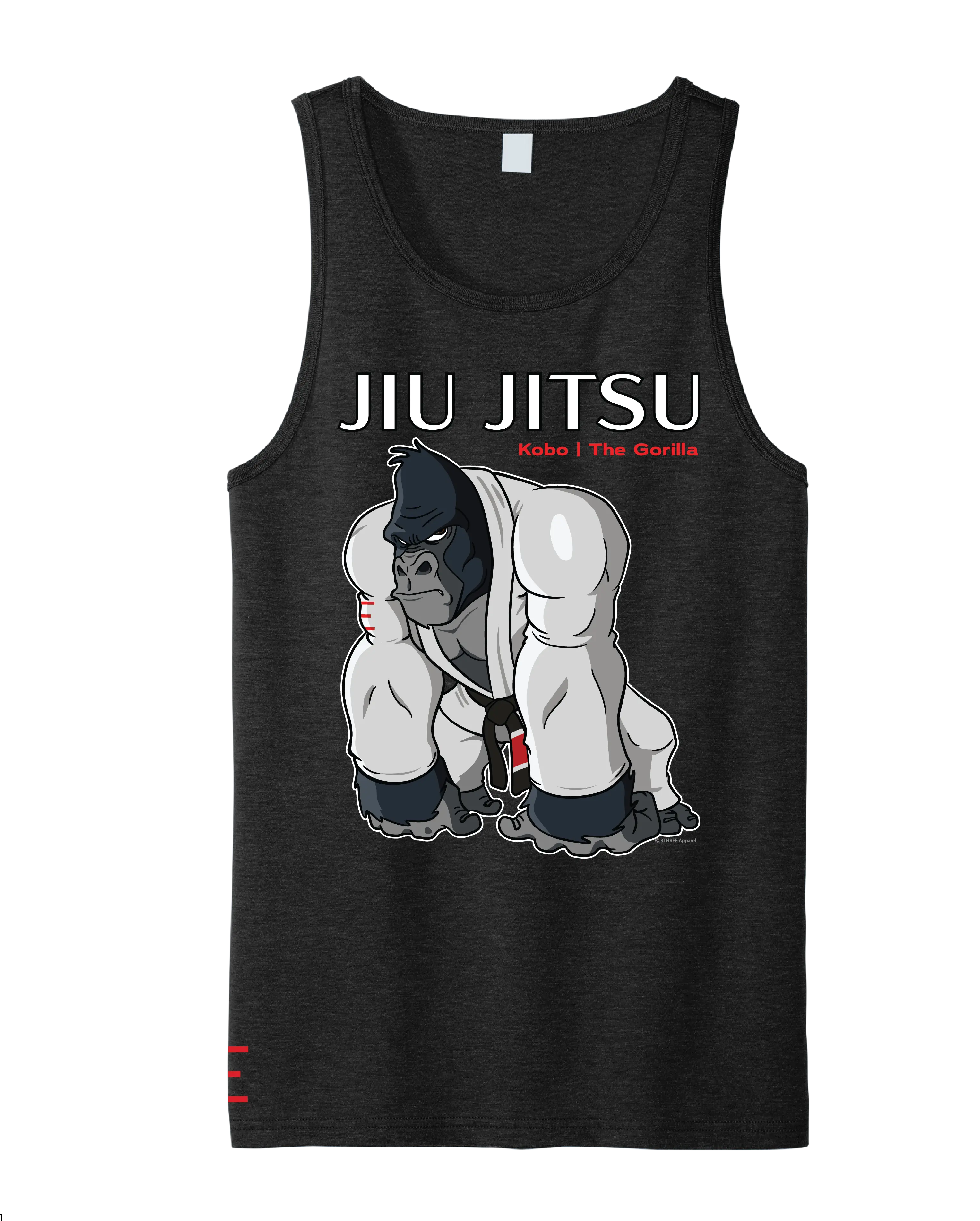 Kobo the Gorilla Jiu-Jitsu Tank Top – BJJ Animals Series Power Game Shirt 