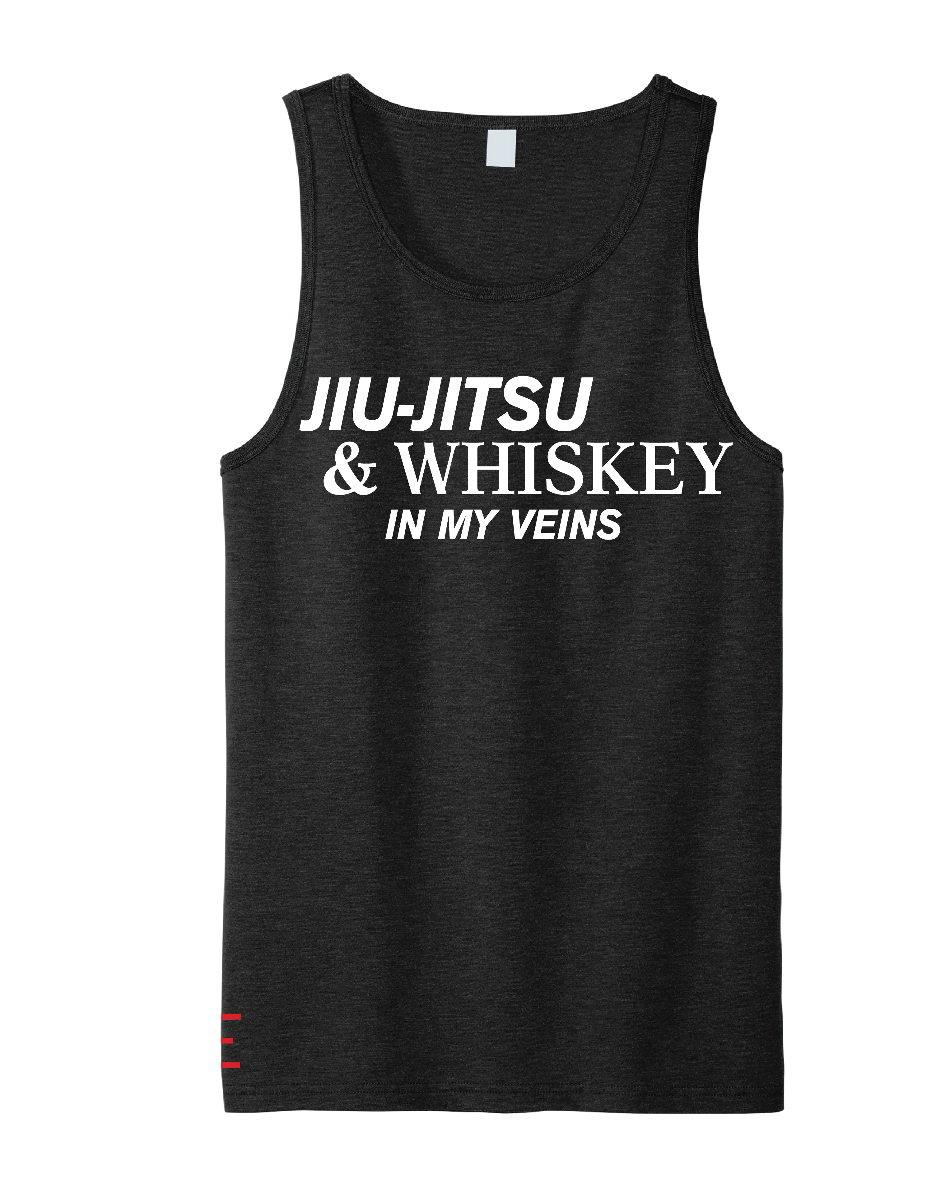 Jiu-Jitsu & Whiskey Tank Top – Lightweight, Eco-Friendly BJJ Lifestyle Wear - 3Three Apparel LLC.