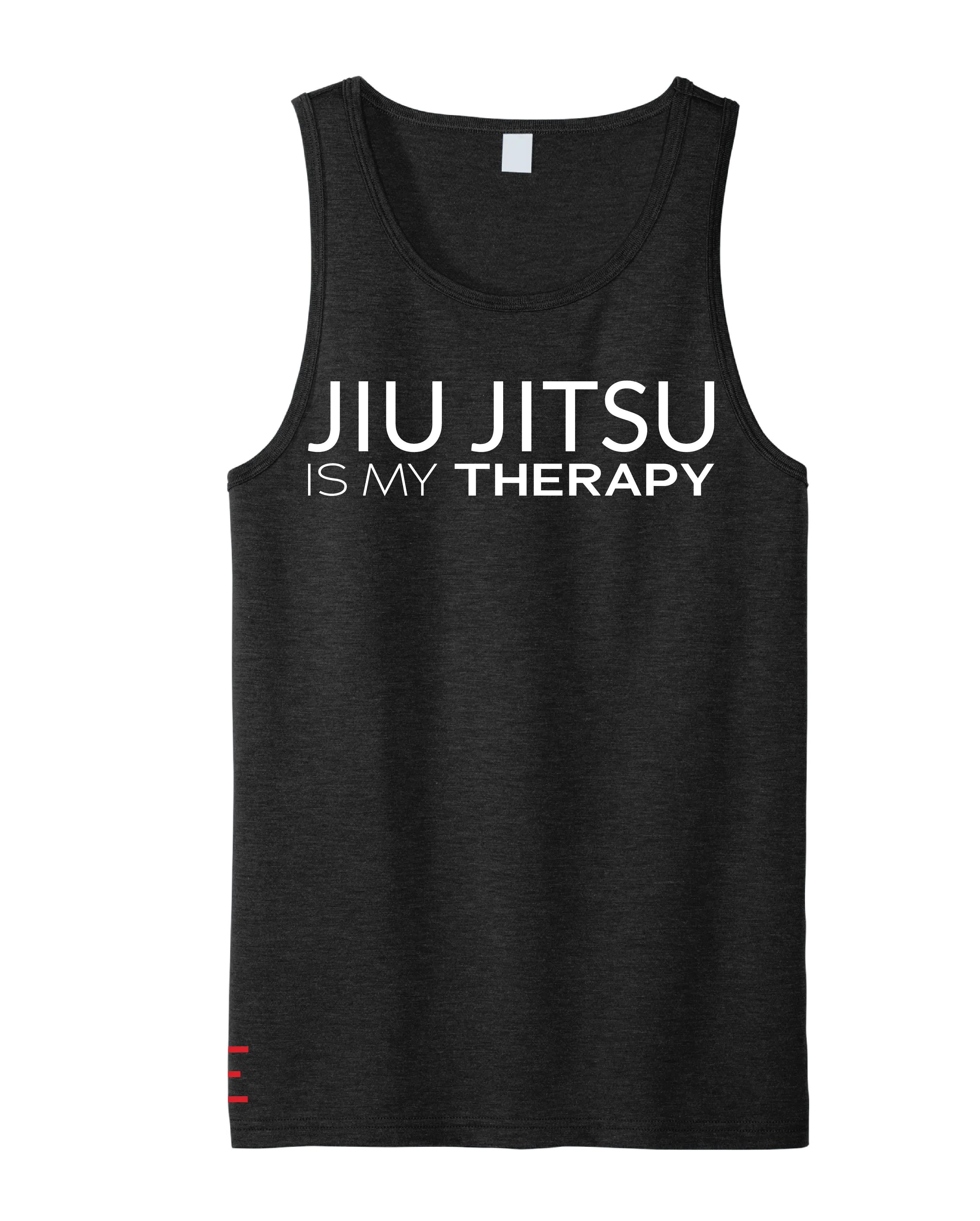 Jiu-Jitsu Is My Therapy Tank Top – BJJ Lifestyle & Mindset Shirt - 3Three Apparel LLC.