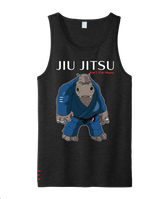 Kai the Hippo Jiu-Jitsu Tank Top – BJJ Animals Series Pressure Game Shirt