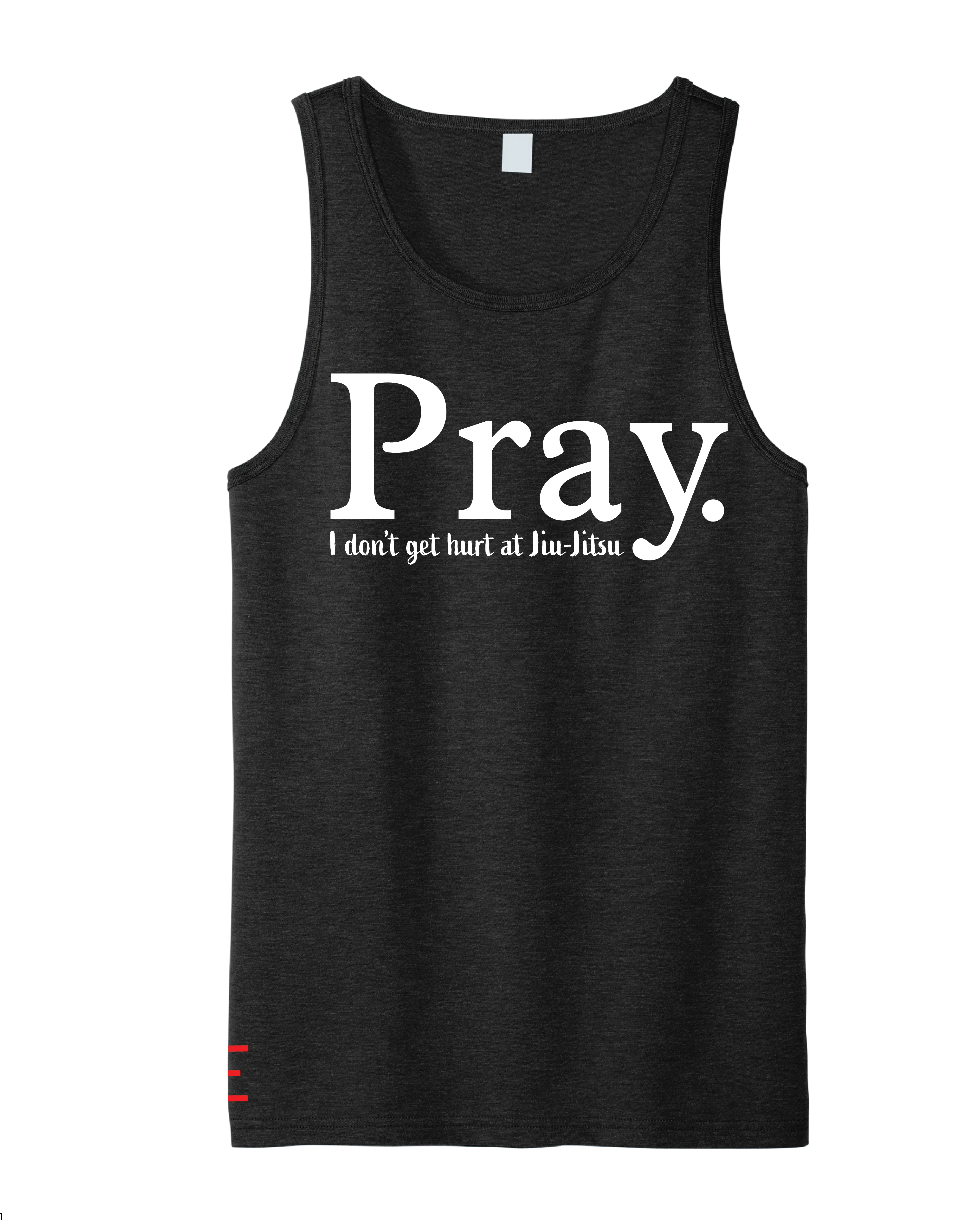 Pray Jiu-Jitsu Tank Top – Funny BJJ Sleeveless Shirt for Grapplers 