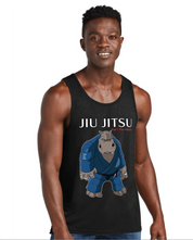 Kai the Hippo Jiu-Jitsu Tank Top – BJJ Animals Series Pressure Game Shirt